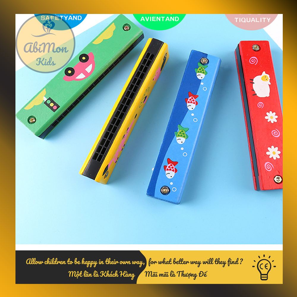 Kèn Harmonica Bằng Gỗ Cho Bé || Montessori cao cấp || Đồ chơi Gỗ - Giáo dục - An toàn - Thông minh