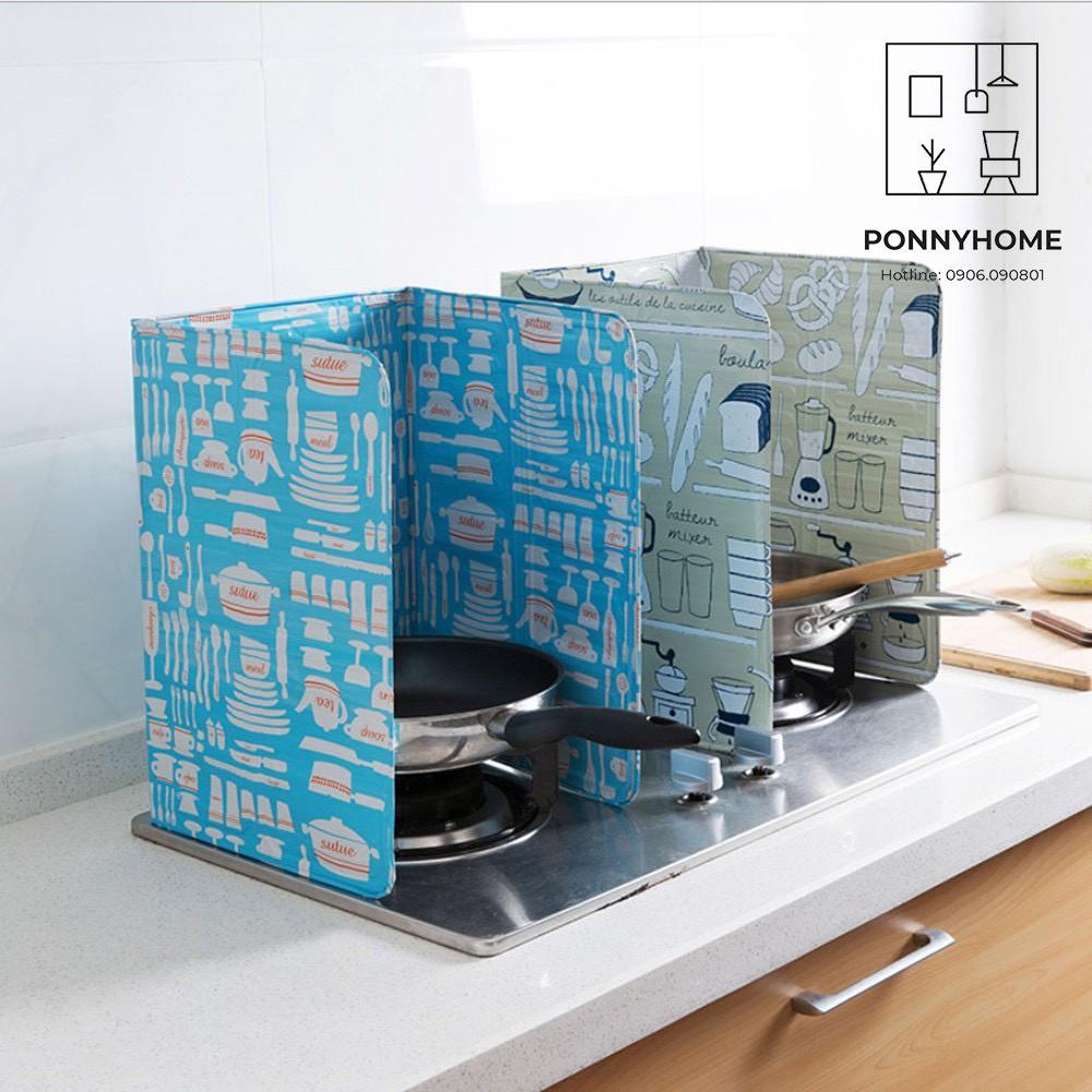 Miếng Chắn Văng Dầu Mỡ Họa Tiết Bắt Mắt Chống Bám Lên Tường, Kệ Bếp Và Các Vật Dụng Nhà Bếp