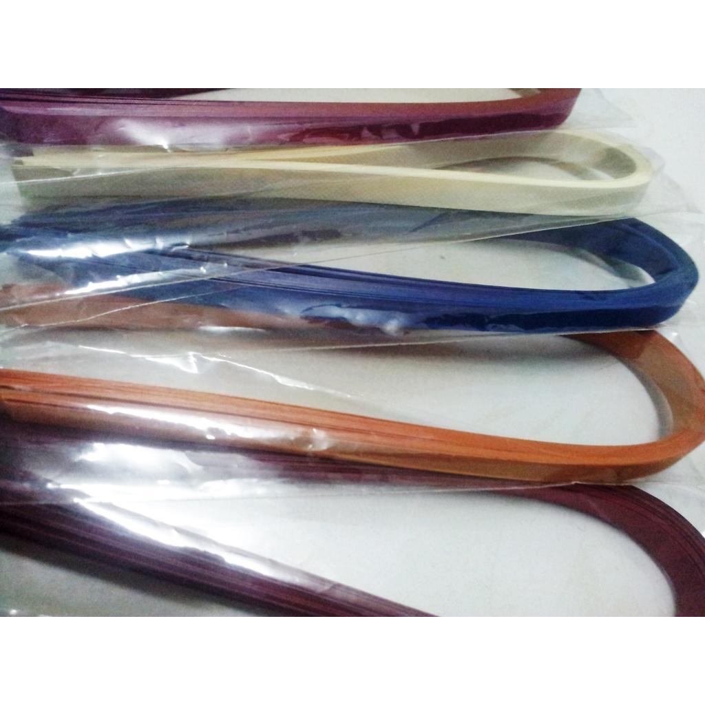 Giấy quilling 5mm, 7mm, 10mm - gam màu xanh, vàng, tím, hồng