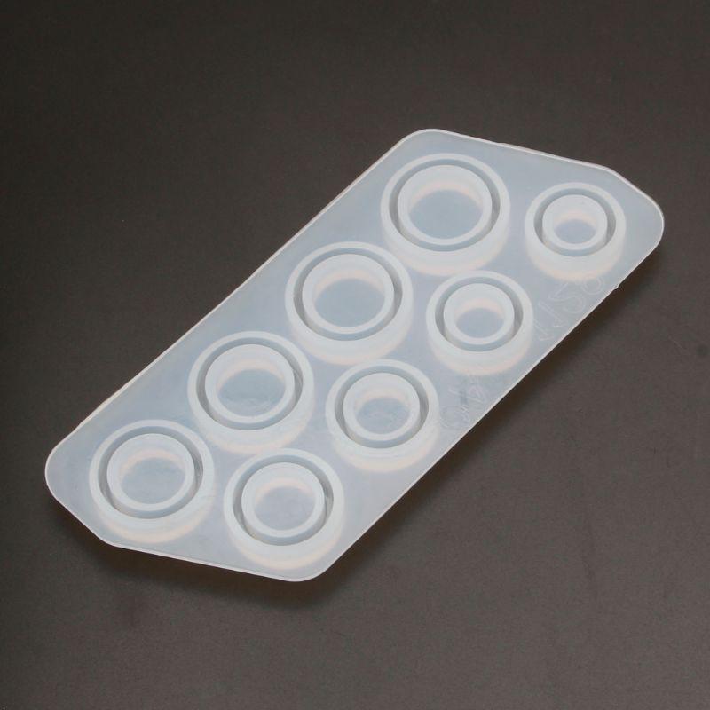 Khuôn Resin Bằng Silicon Có 8 Ô Tròn Tiện Lợi