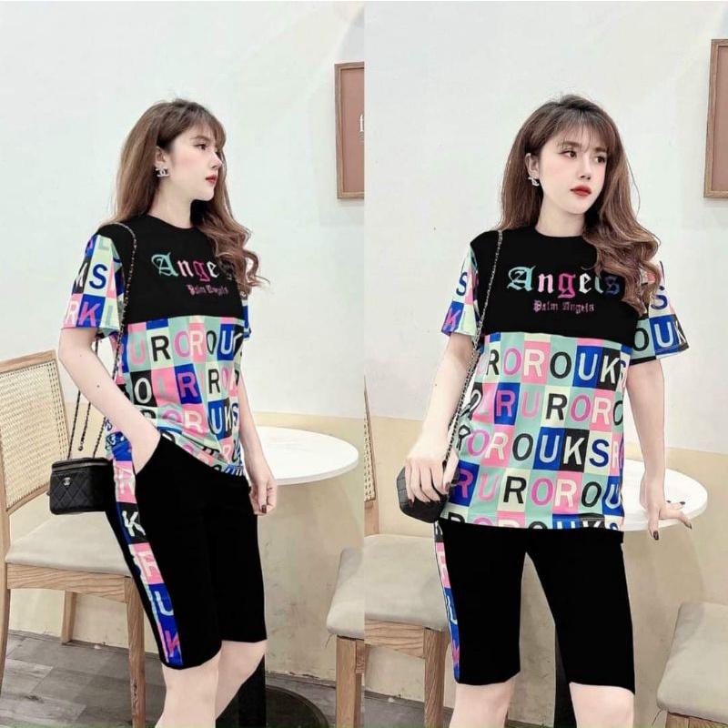 BỘ ĐỒ LỬNG 3D THÊU CHỮ SIÊU HÓT