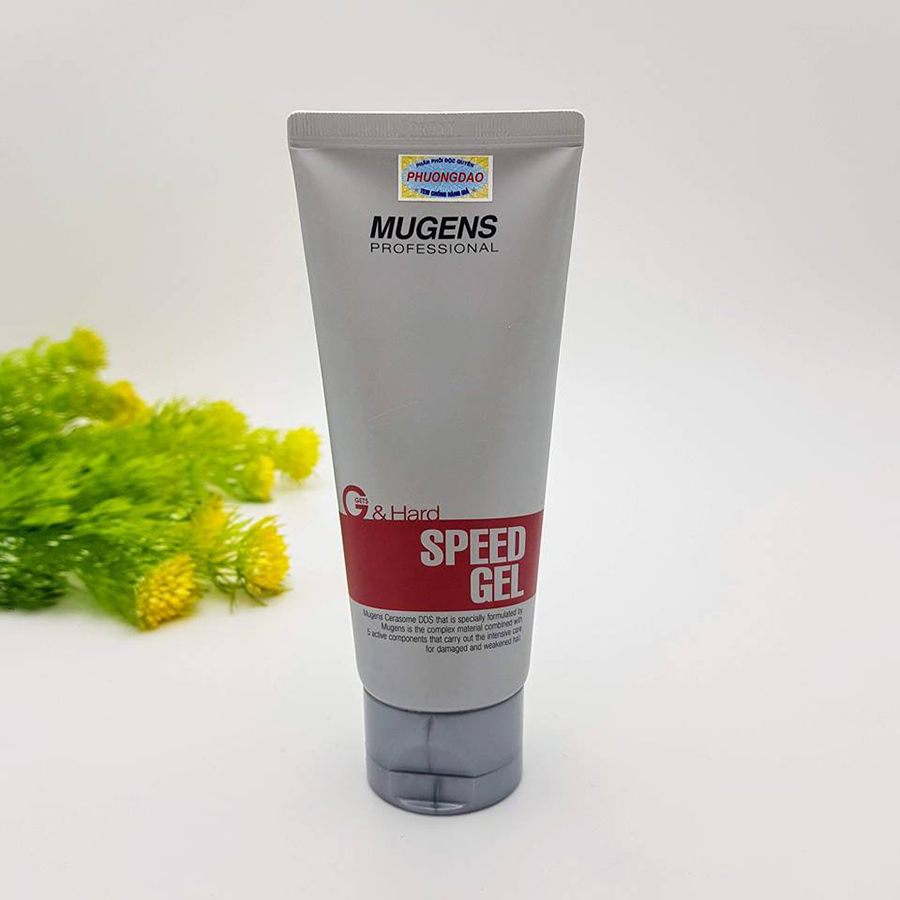 Gel vuốt tóc độ cứng 5 Mugens Speed Gel Hàn Quốc 100ml + Móc khóa