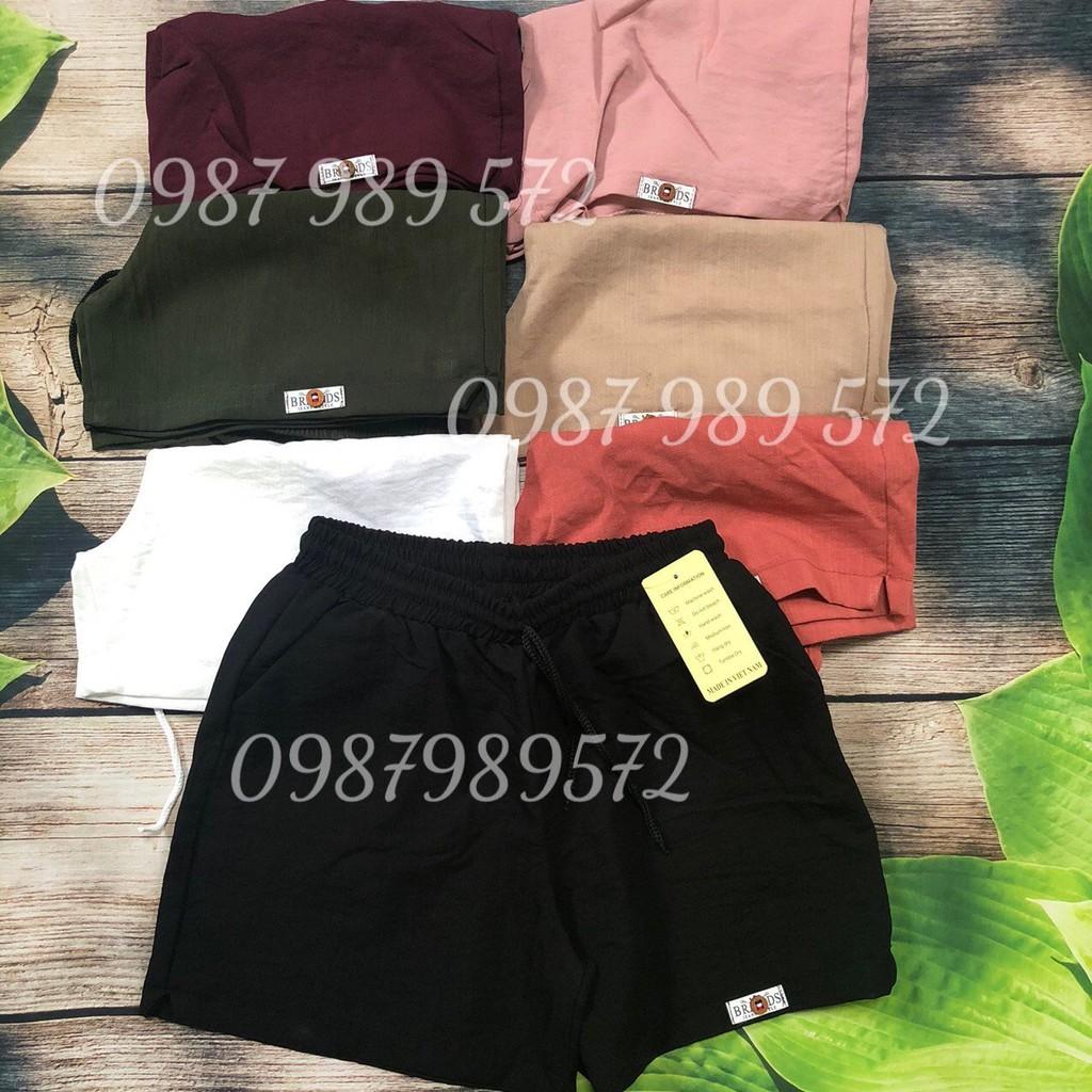 Quần SOOC nữ chất đũi siêu mềm mát - trẻ trung, năng động freesize 40-60kg