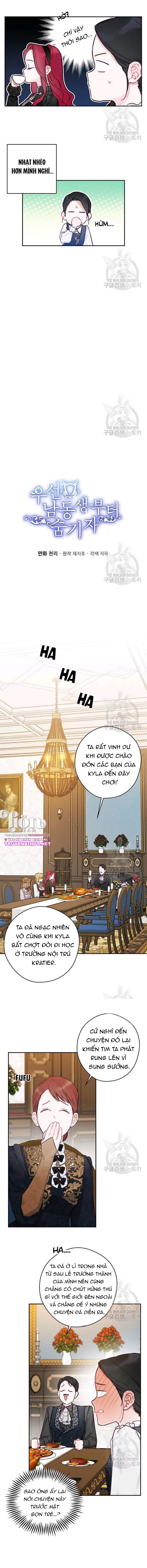 cứ giấu em trai tôi trước đi đã chapter 25.1 6