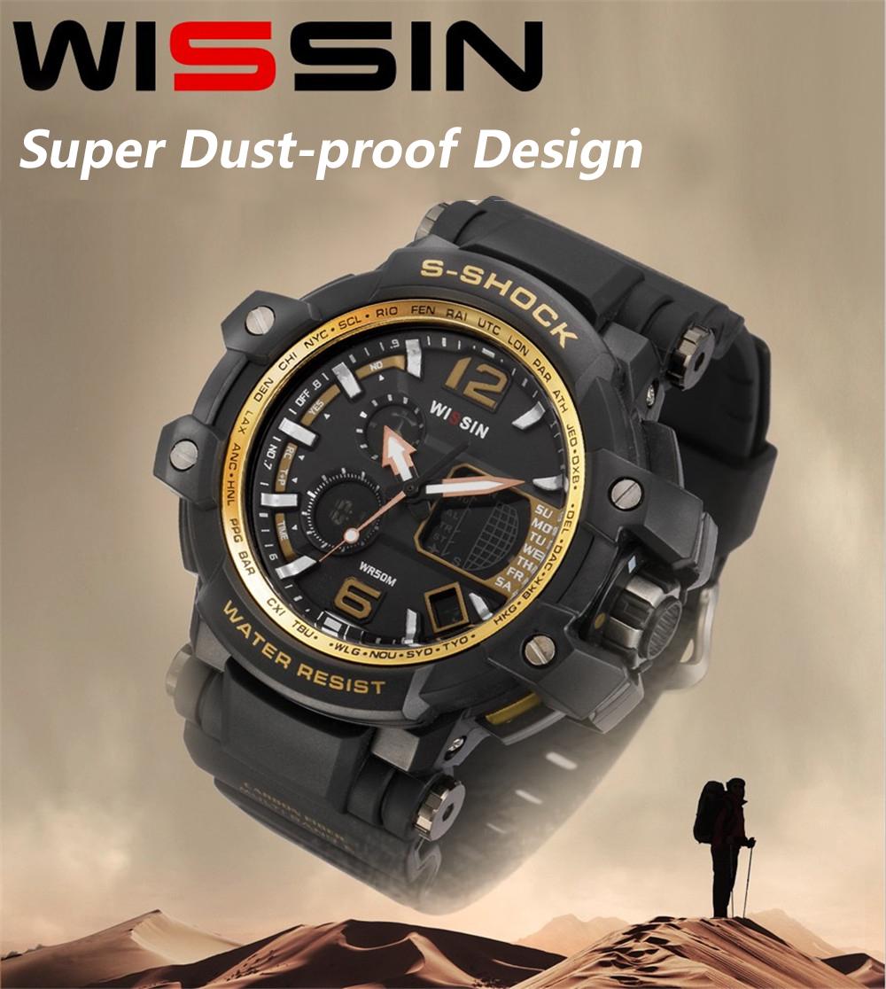 Đồng hồ nam thể thao Relogio MusculinoWissin có đèn nền