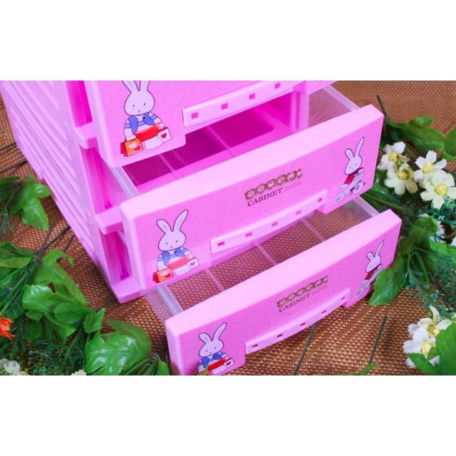 Tủ nhựa Mini 3, 4 Tầng Doremi Song Long Giá Tốt