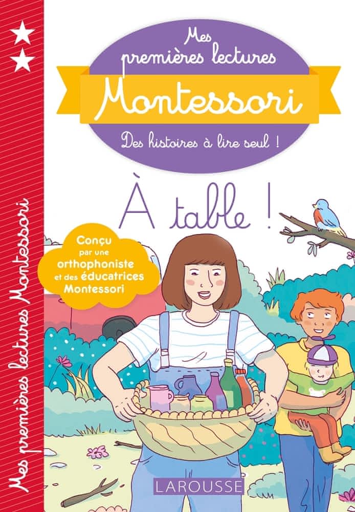 Sách tập đọc  tiếng Pháp - Mes Premieres Lectures Montessori Niveau 2- À Table