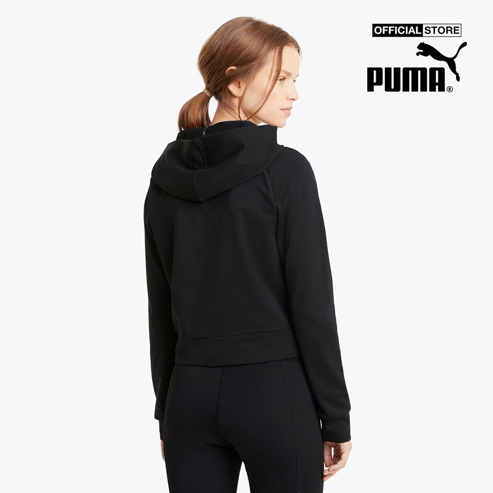 PUMA - Áo hoodie nữ phối mũ RTG Full Zip 586485