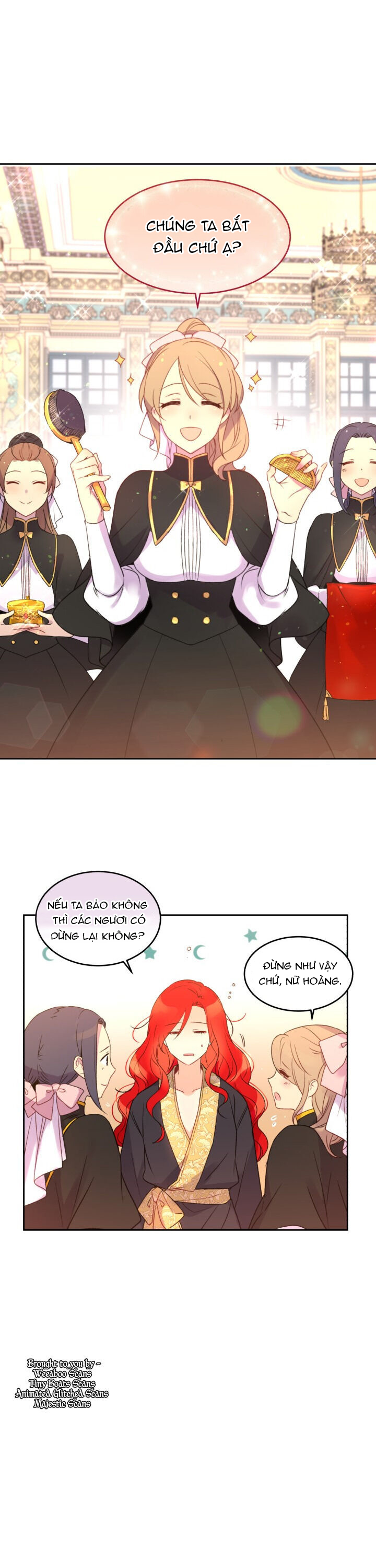 nữ hoàng, người không được! chapter 1.2 3