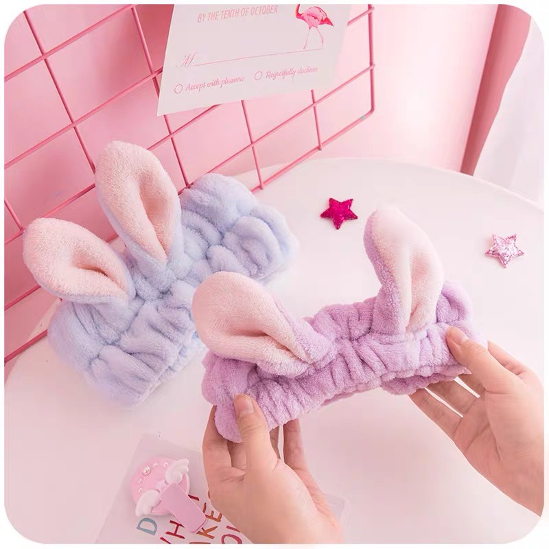 Băng Đô Tai Thỏ Cực Cute Vituni Bờm Tóc Trang Điểm Dễ Thương BD15 ( Ngẫu Nhiên)