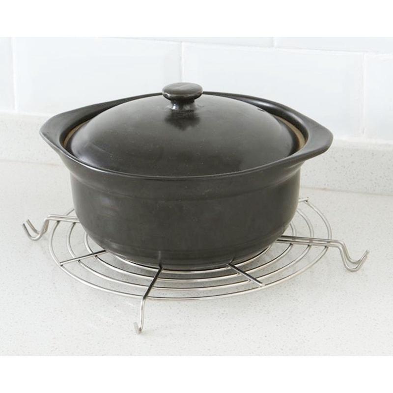 Vĩ gác chảo chiên rán róc dầu mỡ loại dày bằng inox xịn Vỉ Ráo Dầu Mỡ