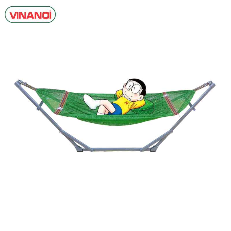 Võng Xếp Em Bé Khung Thép Elip VINANOI - VN-KVT30 - Sức chứa 30kg