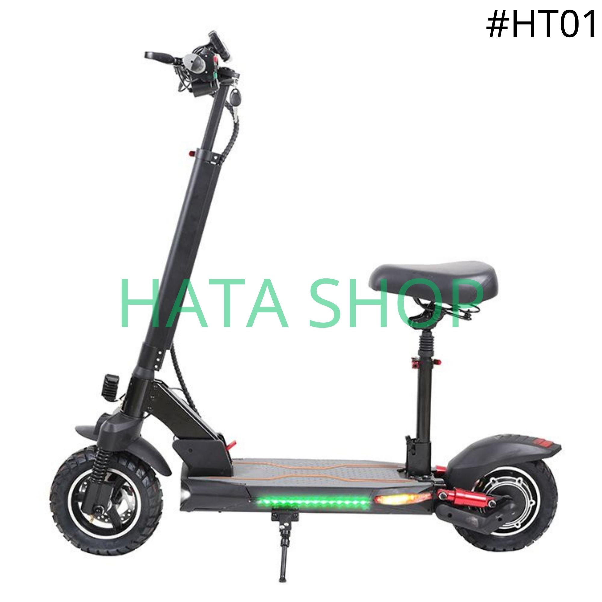 Xe Điện Thông Minh #HT01 bản PRO Electric Scooter Gấp Gọn Tốc Độ 35km/h khoảng Cách 35km Pin Sạc 48V10A Cao Cấp