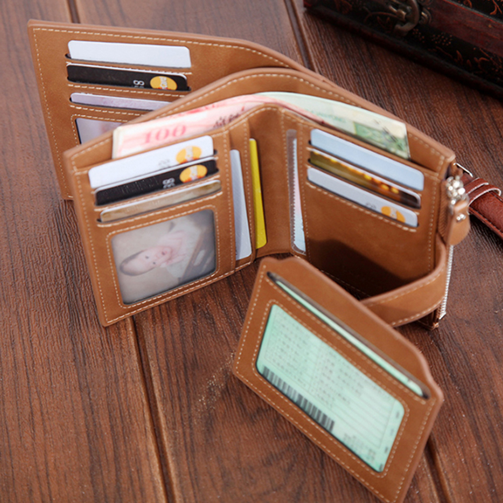 Ví nam cầm tay dáng ngắn, form lịch lãm