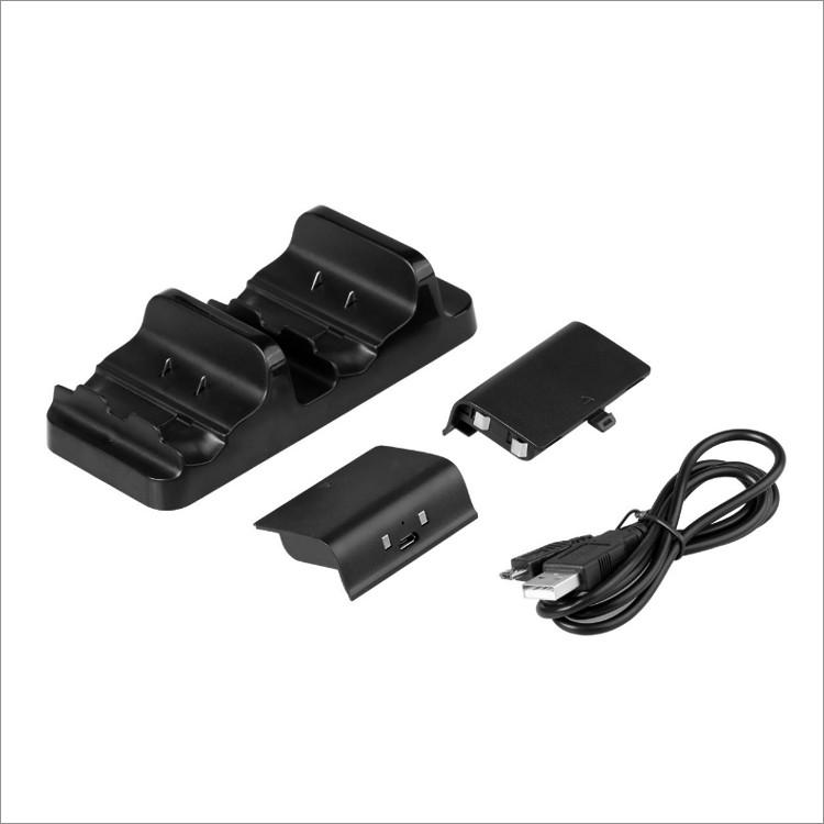 Đế sạc đôi kèm pin cho tay cầm XBox One (S)/ X - DOBE TYX 532 - Hồ Phạm