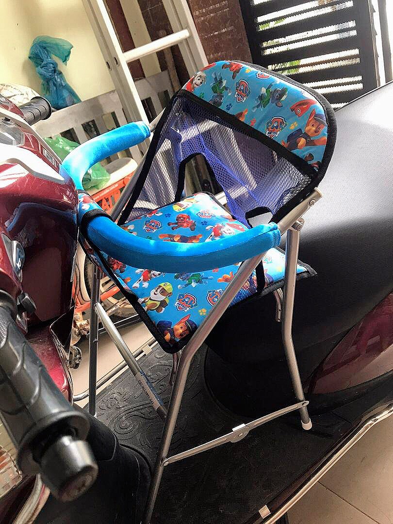 Ghế ngồi xe máy Lead, Scr , Acruzo , Shark, GHẾ GA XẾP SẮT SƠN TĨNH ĐIỆN