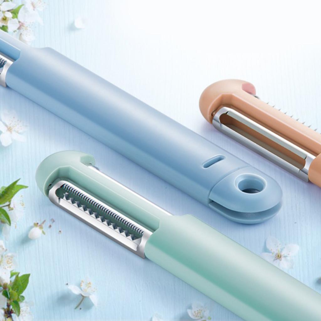 Multifunction Vegetable Fruit Apple Potato Peeling Tool Slicer Grater Green