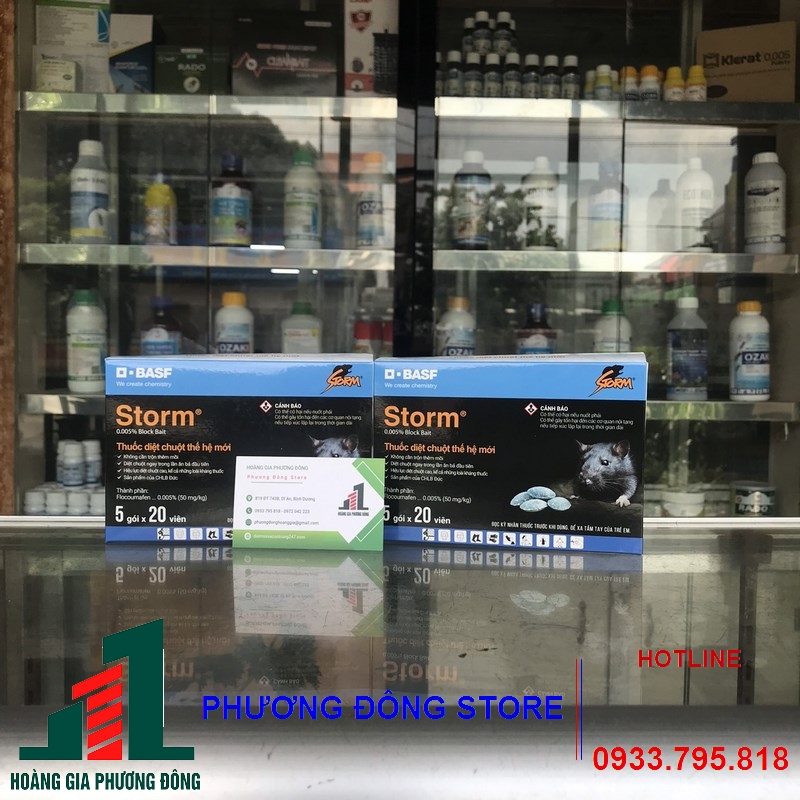 Thuốc diệt chuột STORM 0.005%_ 20 VIÊN