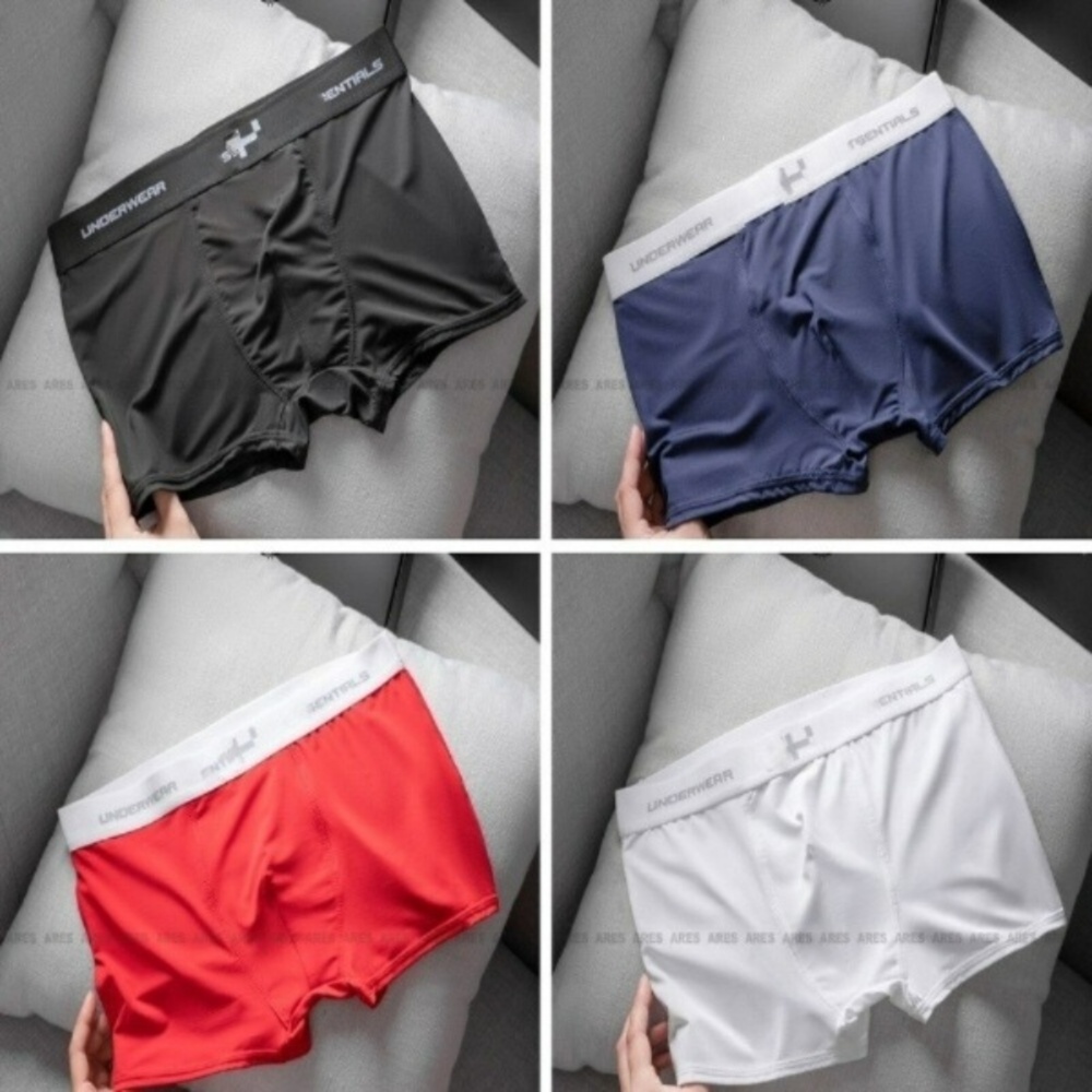 Quần lót nam, quần boxer chất thun lạnh kháng khuẩn co giãn 4 chiều phong cách thời trang nam tính - SH - ARES SHOP