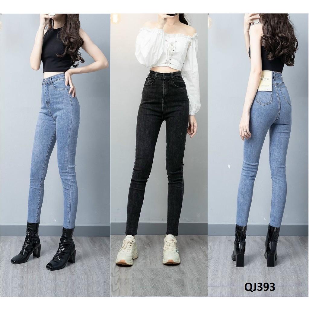 Quần Jeans Skinny Lưng Siêu Cao Dáng Đẹp QJ393