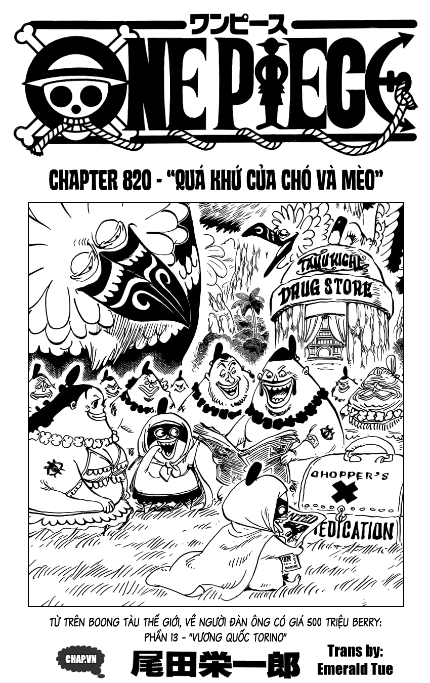 One Piece Chapter 820 - Trang 1