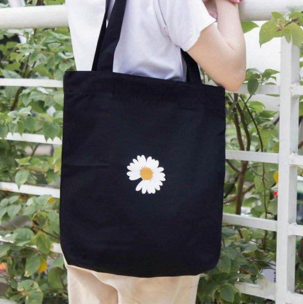 Túi tote vải Cúc Họa Mi