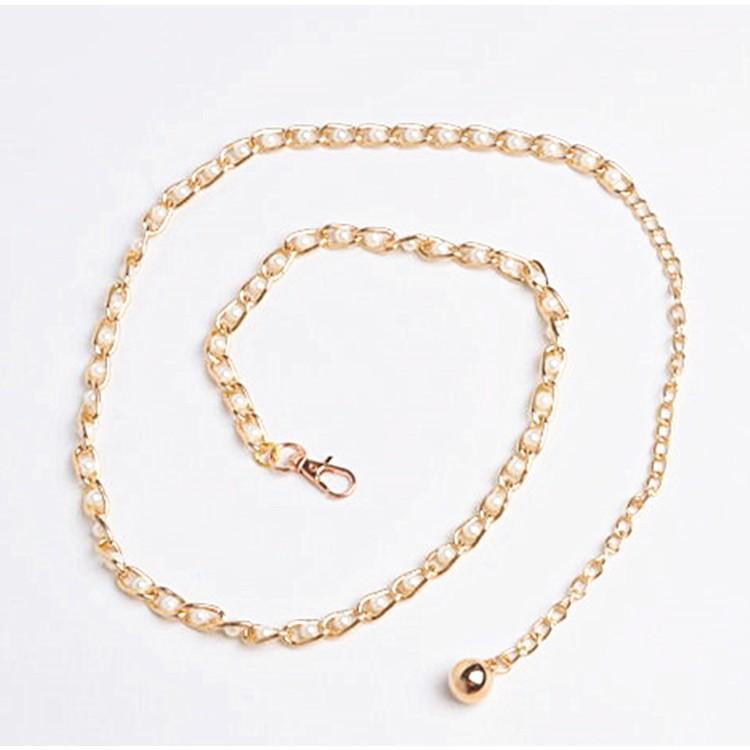 Thắt lưng - Đai váy - đai áo chuỗi ngọc dễ thương