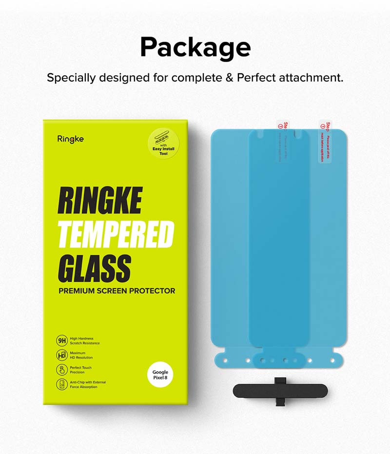 Dán cường lực dành cho Google Pixel 8 Pro / Pixel 8 RINGKE Tempered Glass - Hàng Chính Hãng