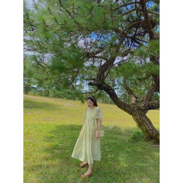 Đầm Bầu Dáng Dài Form Rộng Thời Trang Mùa Hè Cho Mẹ Bầu-Váy bầu xinh chất mềm mát