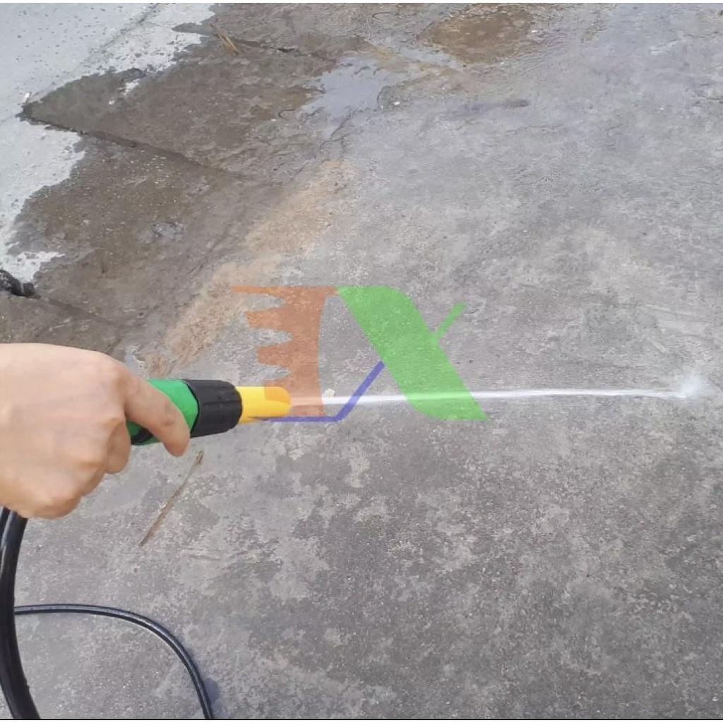 Bộ vòi xịt nước Tưới cây, Rửa xe + Phụ kiện + 15m dây, Vòi nhựa phun thẳng đa năng nhiều chế độ