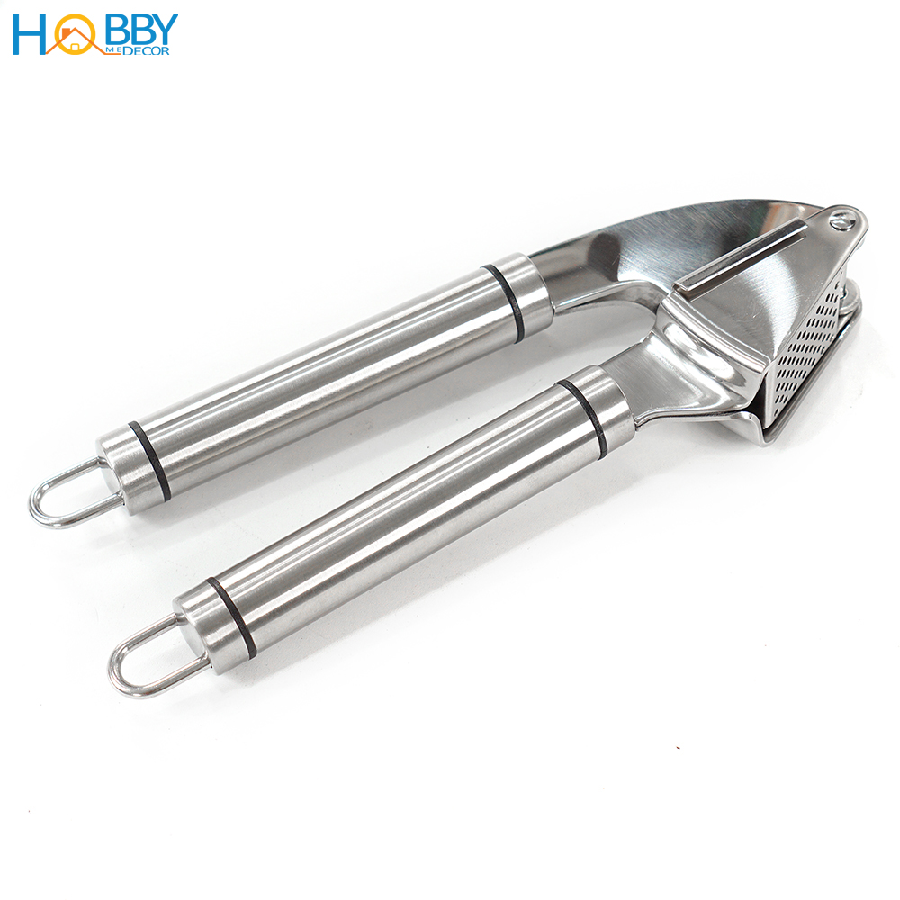 Dụng cụ ép hành tỏi Inox 304 Hobby Home Decor BT1 tay cầm không rỉ sét