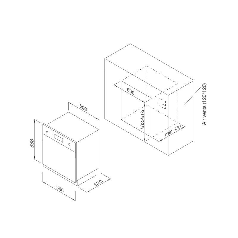 Máy rửa chén Malloca MDW14-S08SI - Hàng Chính Hãng