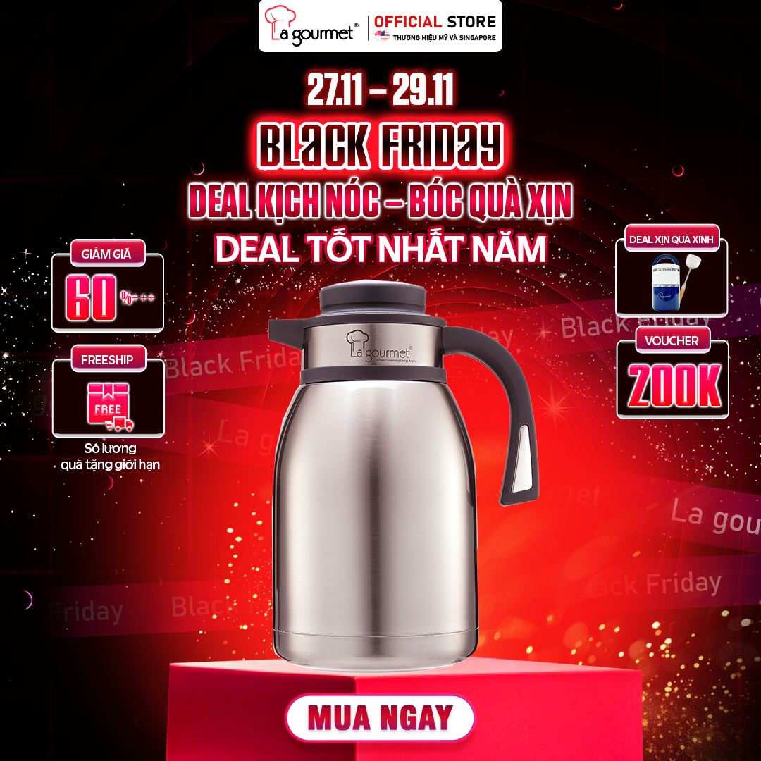 Bình Cà Phê Giữ Nhiệt La Gourmet Sakura 2L - 035332