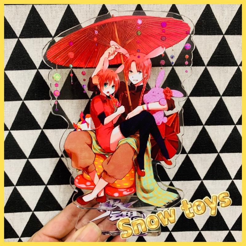 Mô Hình Tượng Standee Acrylic Mica - Gintama - Gintoki Shinpaᴄhi Kagura Otae Yamaᴢaki Kamui Katѕura Kondo -