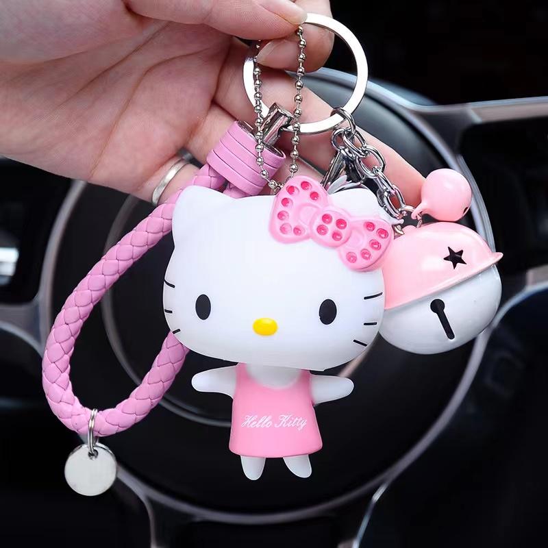 Móc Khóa Đôi HELLO KITTY_Móc Khóa DOREMON_Phụ Kiện Đeo Túi Xách Cao Cấp Hot Trend