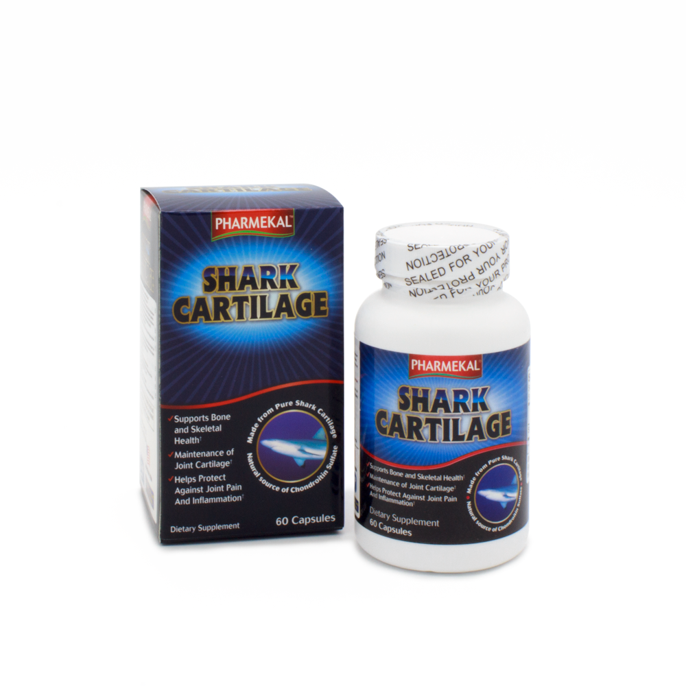 Viên Uống Giảm Đau, Tái Tạo Sụn Khớp Shark Cartilage Pharmekal Giúp Khớp Hoạt Động Ổn Định- 60 Viên
