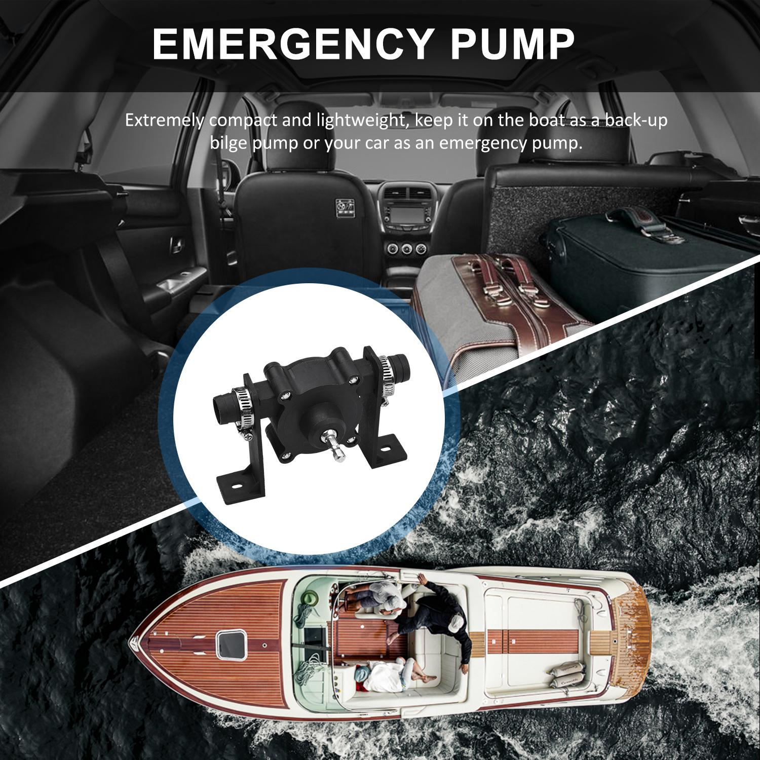 Portable Drill Pump Self Priming Oil Fluid Water Transfer Pump Emergency Bilge Pump Watering Fish Tank Pump for All