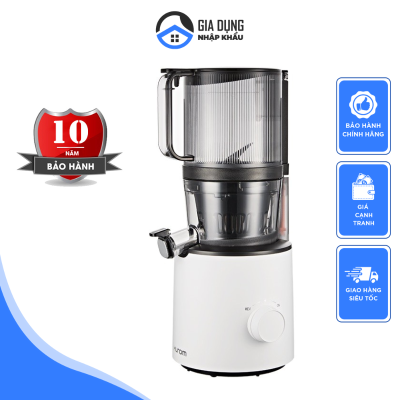 [BH10 NĂM] Máy Ép Chậm Hurom H201, Máy Ép Trái Cây, Hoa Quả, Máy Làm Kem Tươi Tại Nhà, Slow Juicer, 500ml, Nội Địa Hàn - Trục thay thế