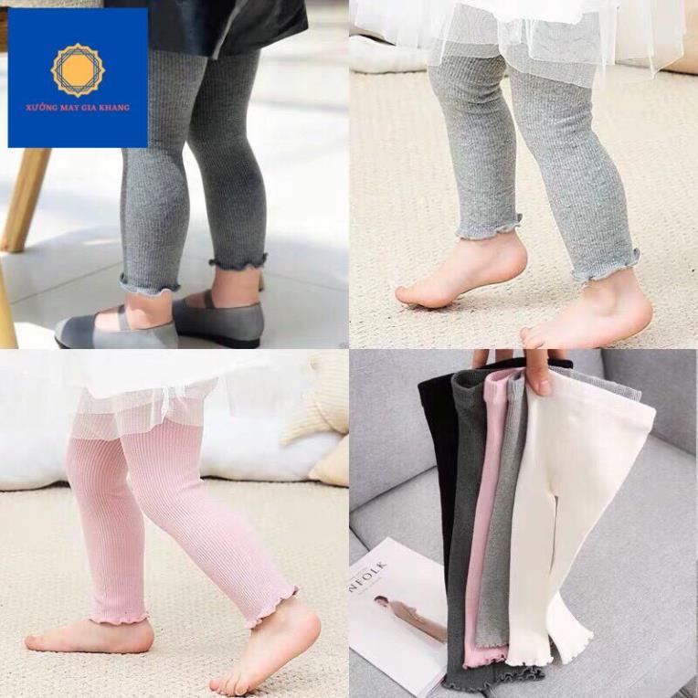 Quần legging bé gái, thun gân co giãn nhiều cho bé thoải mái, năng động - Quần áo trẻ em - GiaKhang
