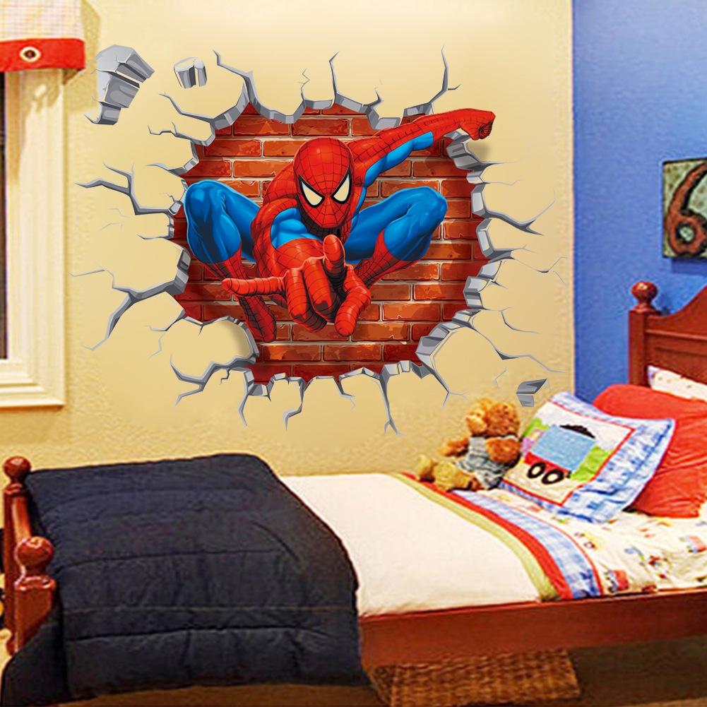 Decan siêu anh hùng Người nhện - decal spider man mẫu số 5 AmyShop (40 x 45 cm)