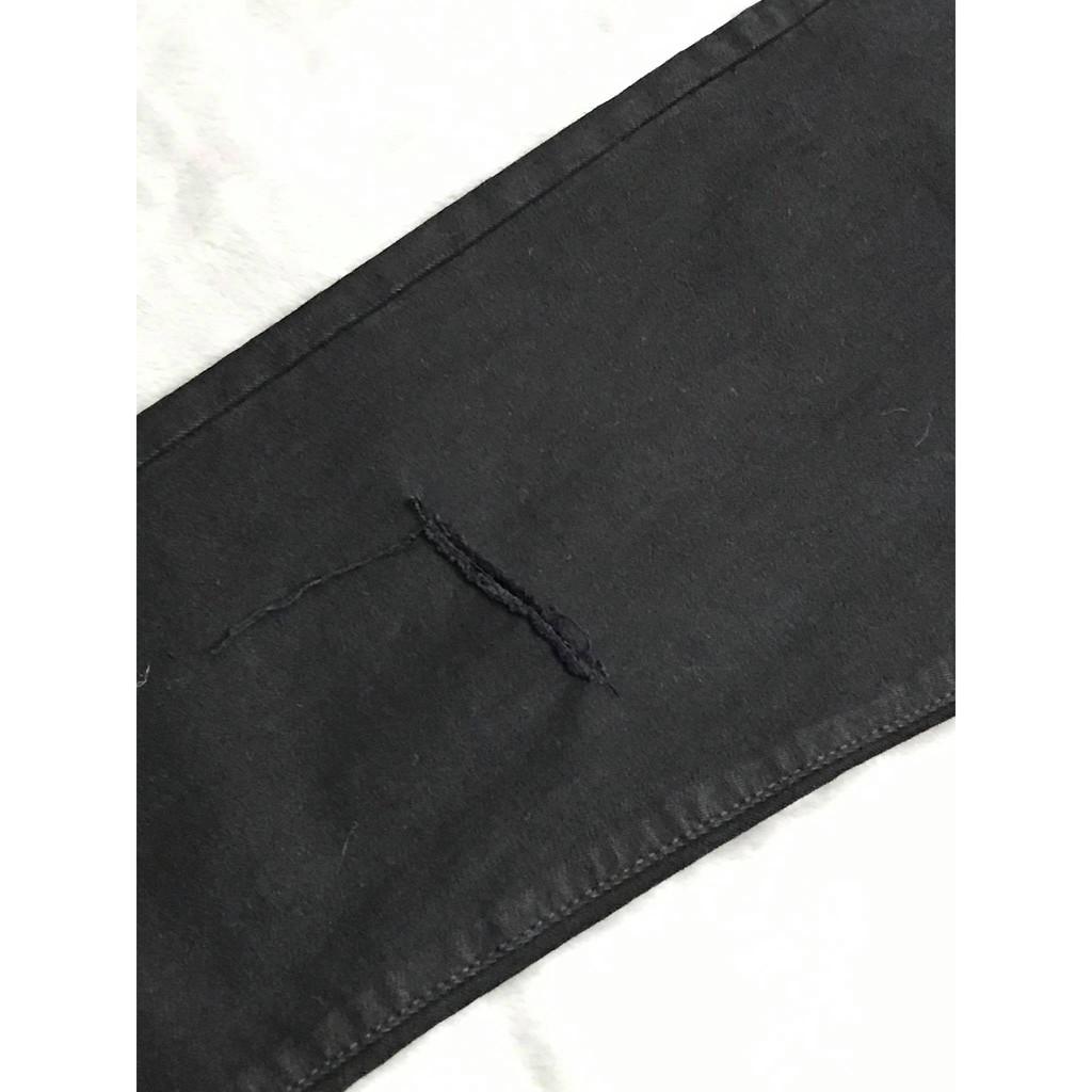 Quần jeans rách gối đen - Gin store