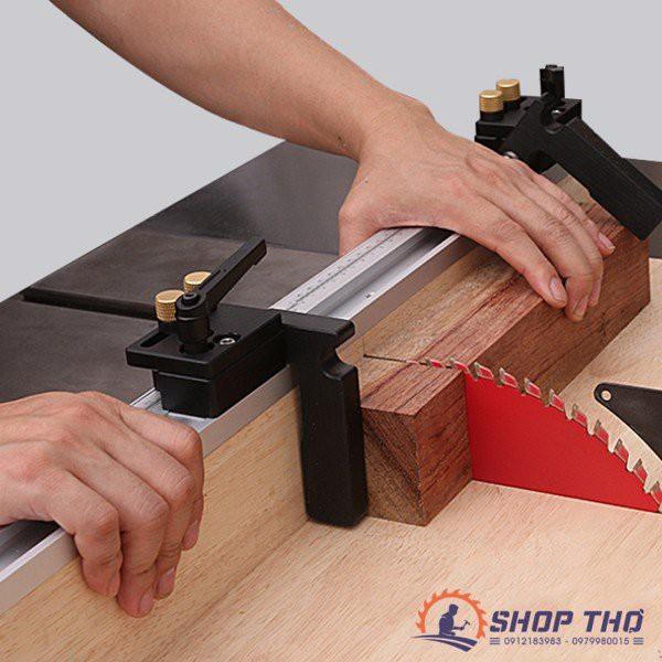 Ray trượt nhôm độ dài 60cm - vạch thước khắc liền chế máy cho đồ mộc và cơ khí