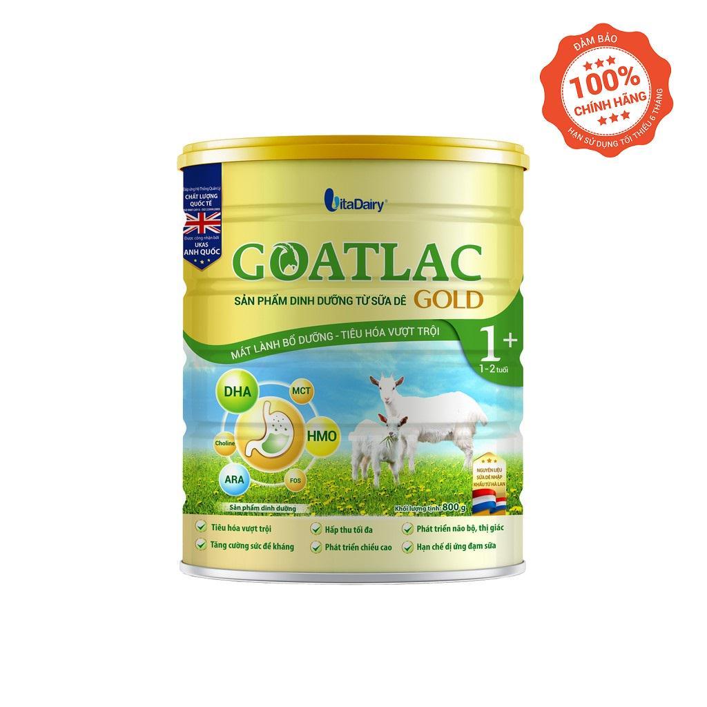 Sữa Dê Goatlac Gold 1+ 800g