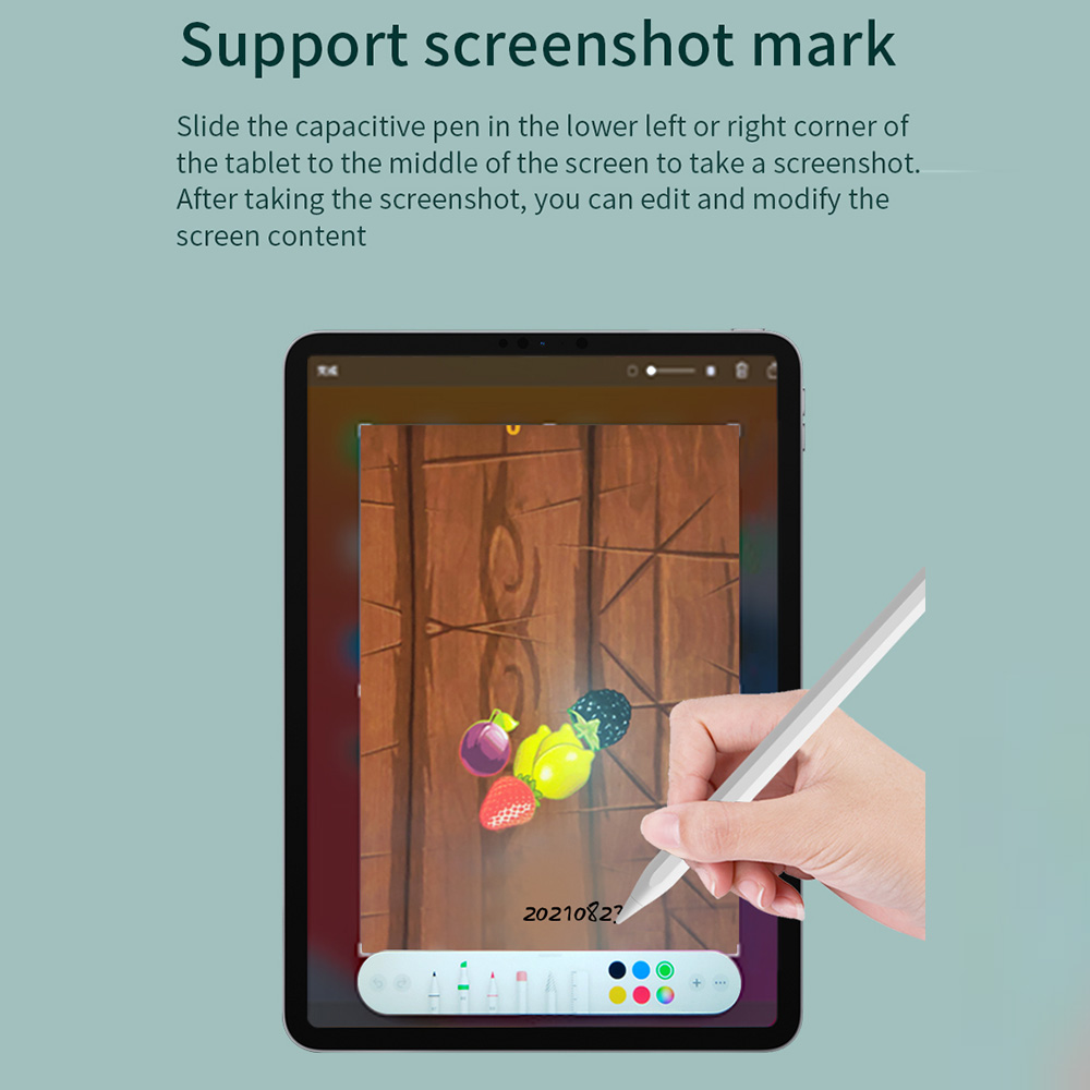 Phù hợp với iPad Pencil Bút cảm ứng Bluetooth Fit cho iPad Pen 2022 2021 2020 2019 2018 Air 5 Bút vẽ màn hình cảm ứng
