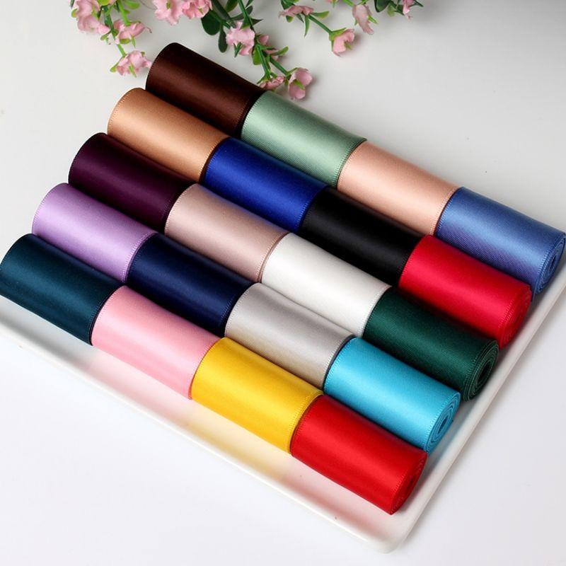 Ruy băng lụa satin dệt viền bản rộng 4cm