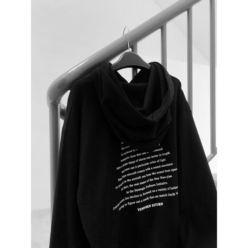 Áo Hoodie JL Oversize Return, JACKLANE, Áo nỉ chui đầu Unisex Jack Lane