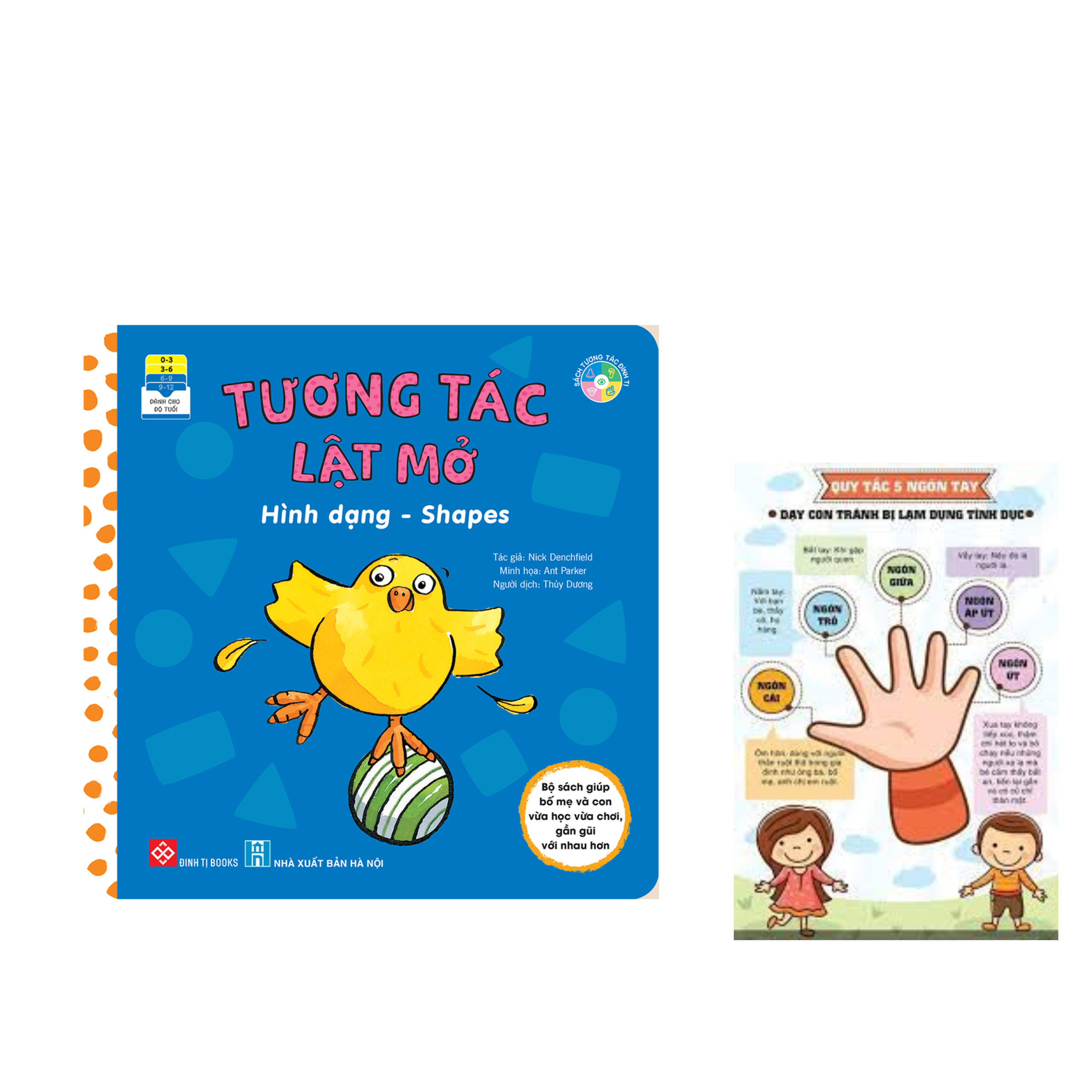 Sách Hay Dành cho Bé: Tương tác lật mở - Hình dạng - Shapes_Tặng Poster Ngộ Nghĩnh 