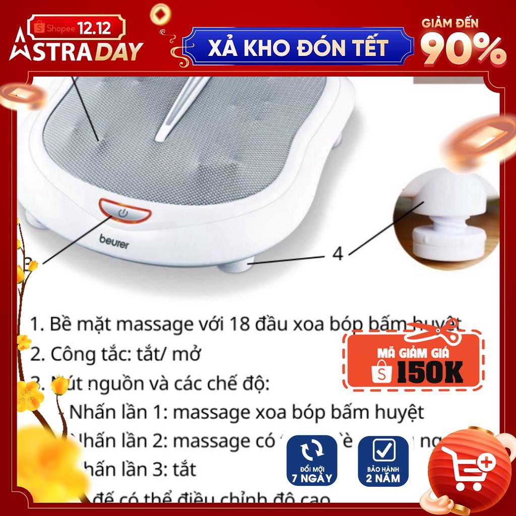 Máy massage chân khô trị liệu Beurer FM60, là máy massage kết hợp đèn hồng ngoại massage các huyệt đạo