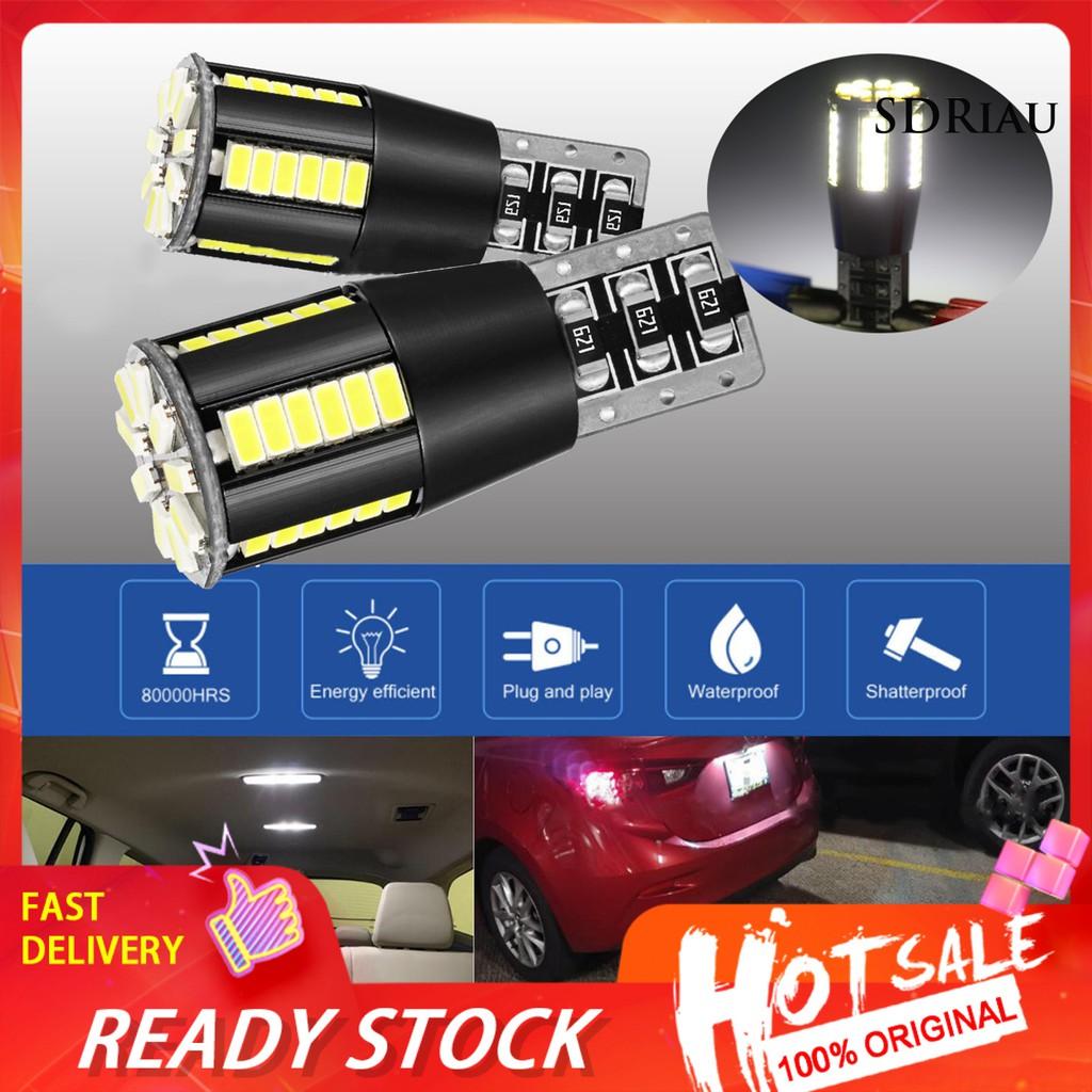 Set 2 Đèn Led T10 3014 6000k Siêu Sáng Dành Cho Xe Ô Tô