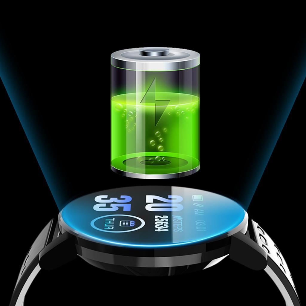 2Pcs 1.3'' Screen Smart Watch Bluetooth Bracelet Watch Fitness Tracker